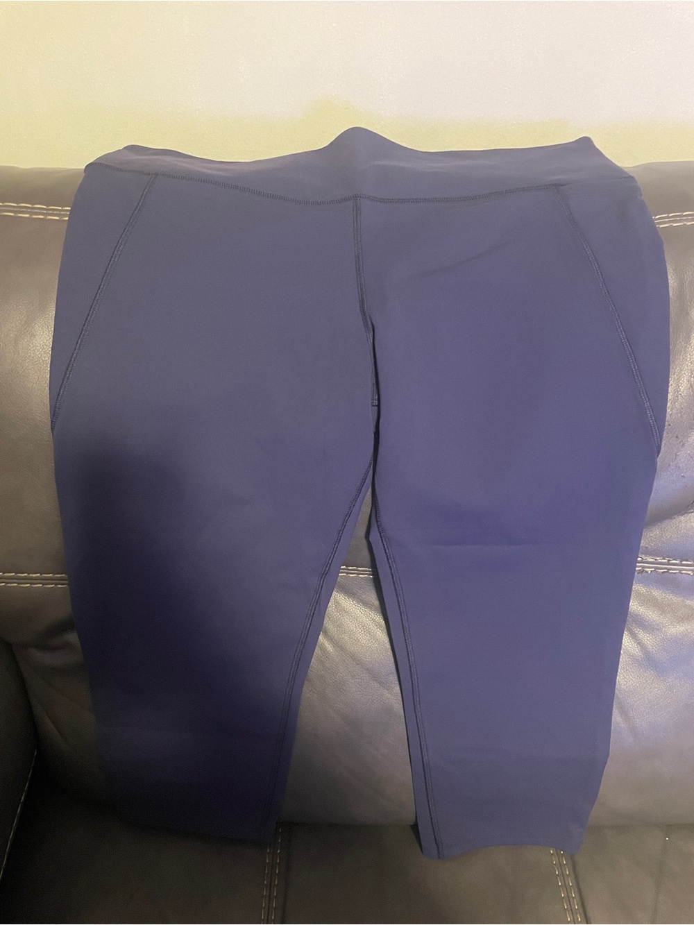 Reebok Dark Blue Capri Workout Leggings